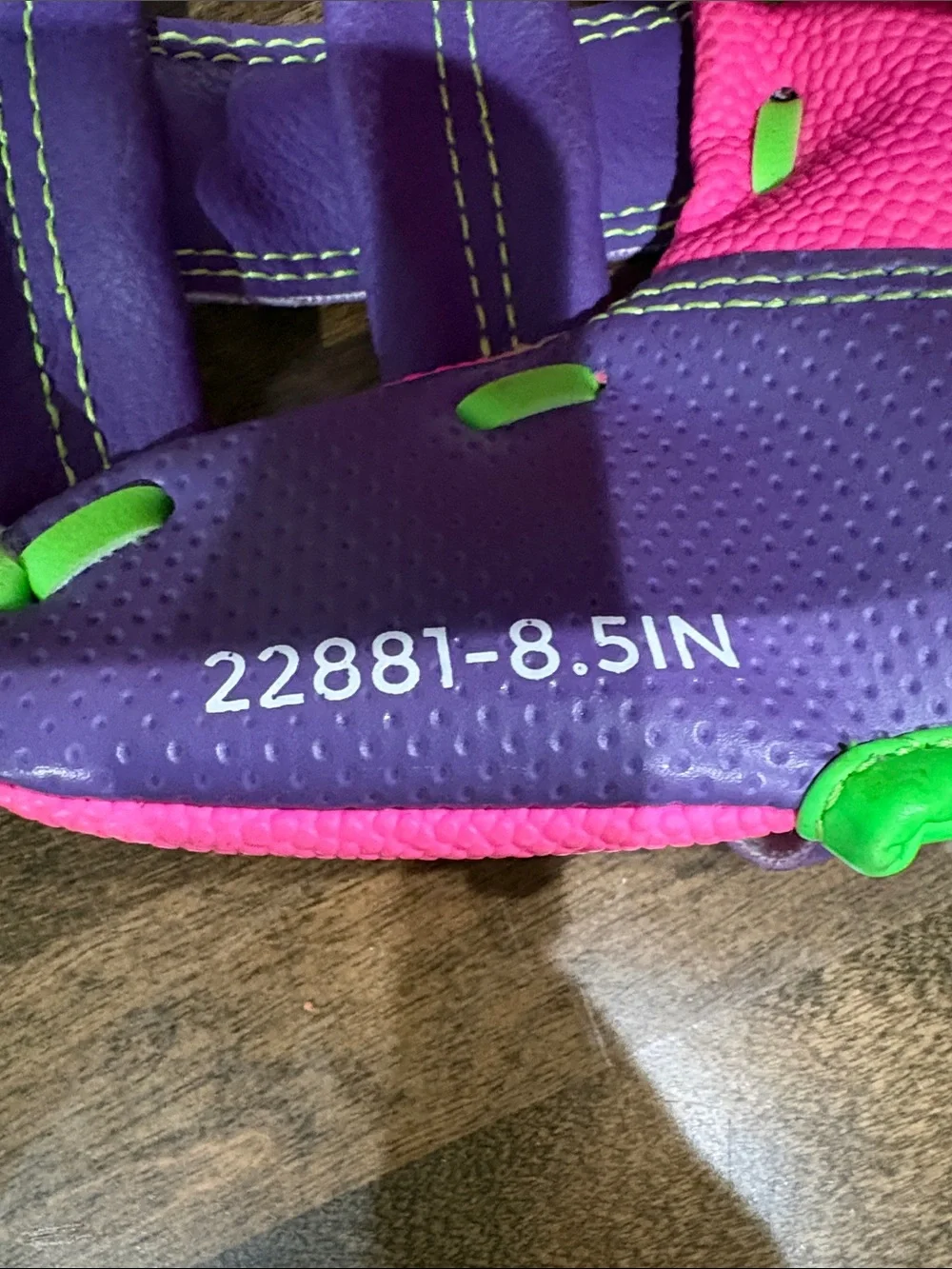 Air Tech Kids' Pink & Purple Softball Glove